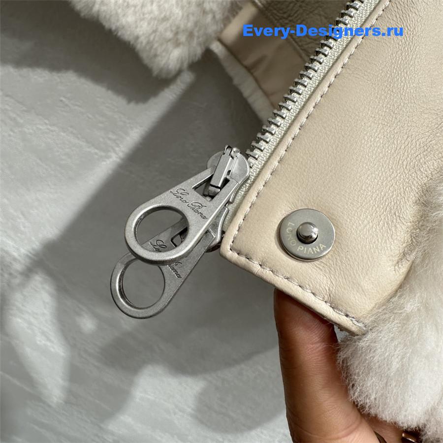 L0r0 P1ana short shearling coat