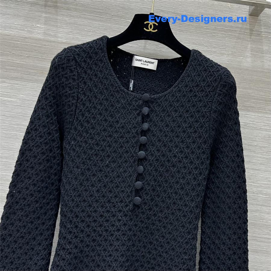 Y51 celebrity style hollow knitted dress