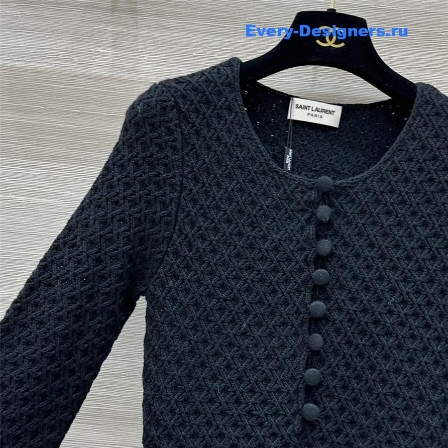 Y51 celebrity style hollow knitted dress