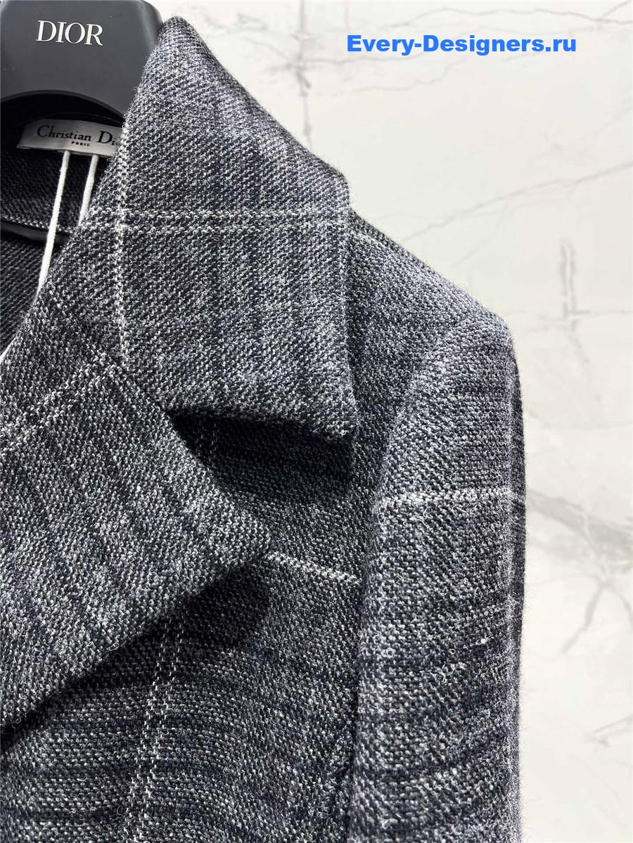 D10r slim-fit wool coat