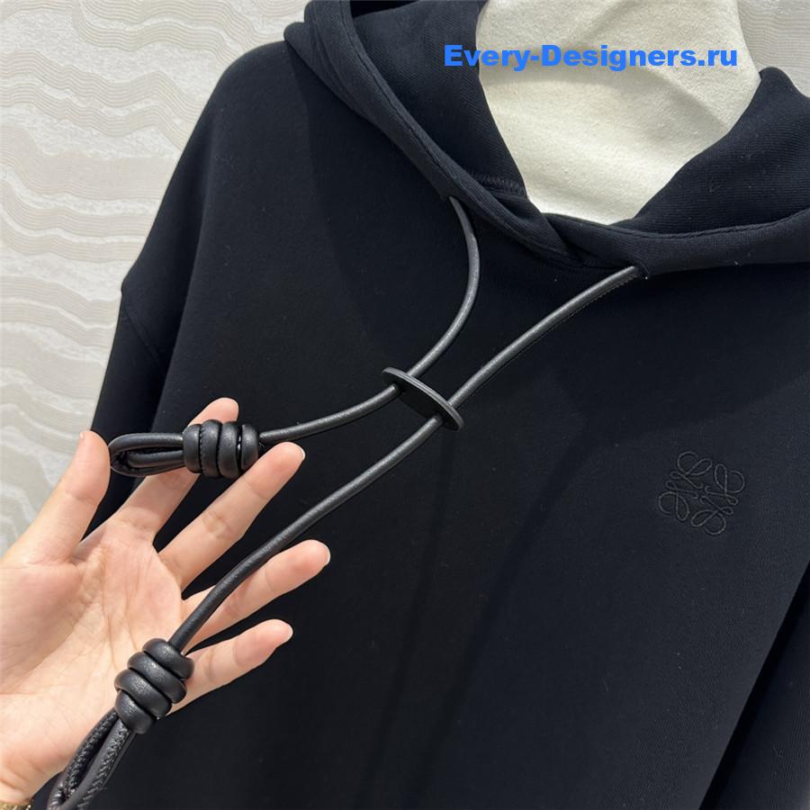L0ew* flamenco hoodie in black