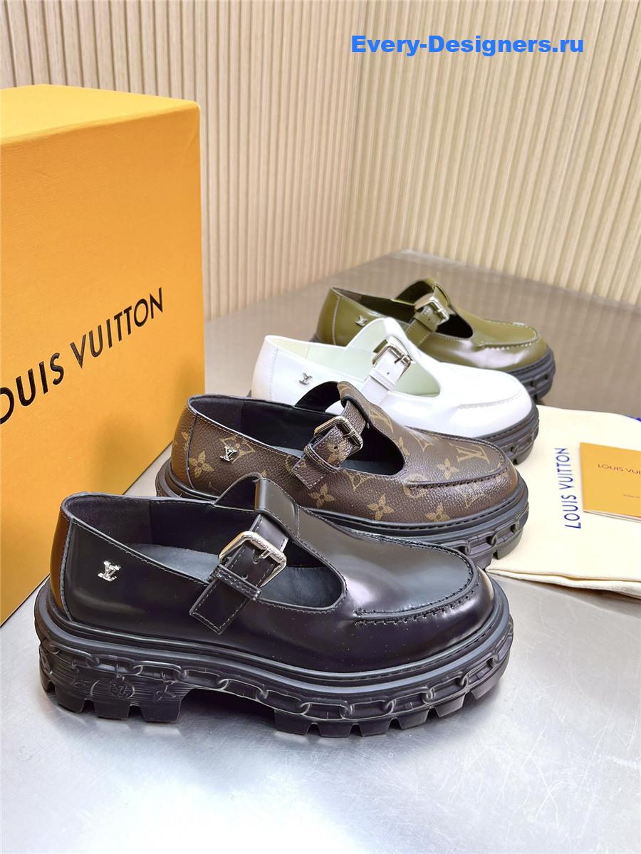 l0vis Vvtt0n white mary jane loafers