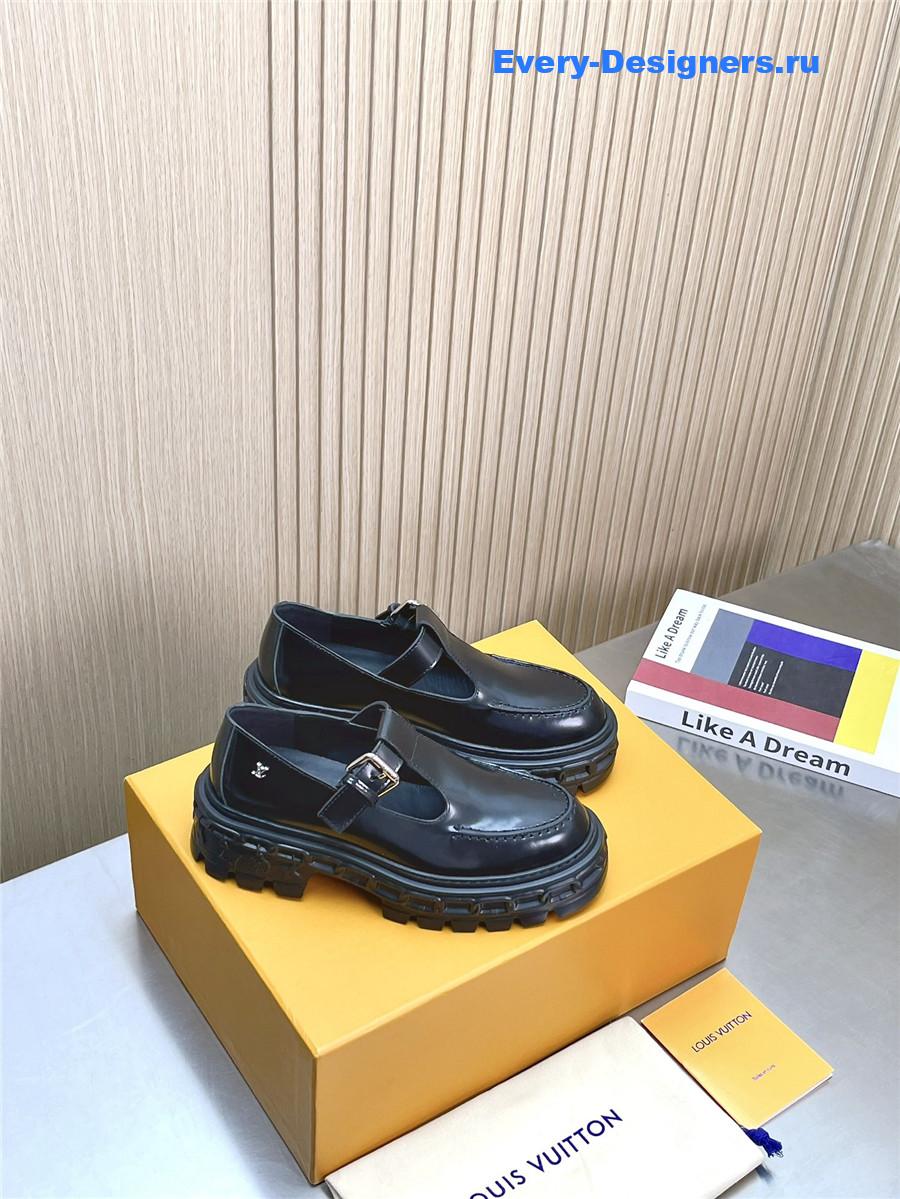 l0vis Vvtt0n lv record mary jane shoes black