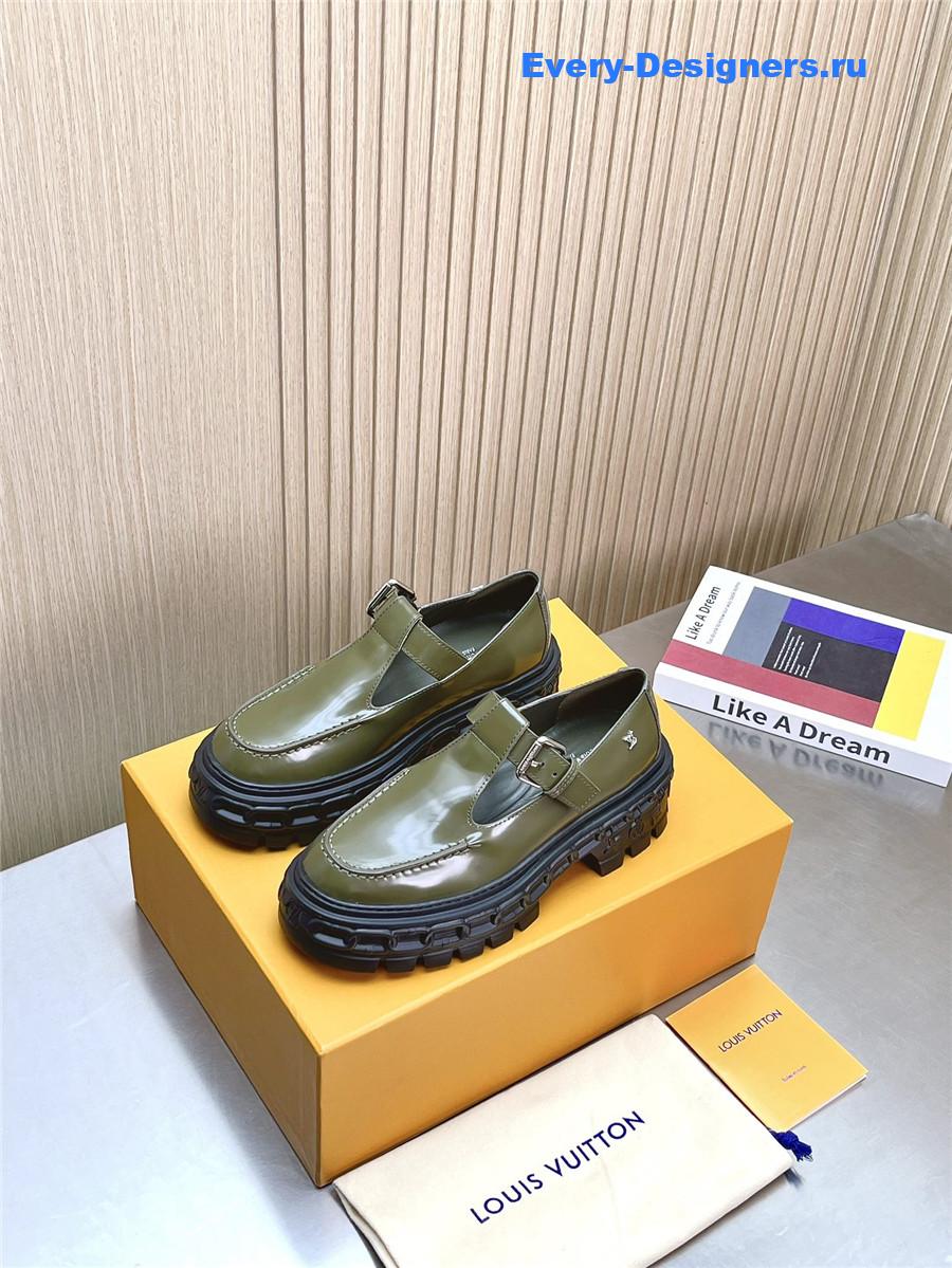 l0vis Vvtt0n lv record mary jane shoes green