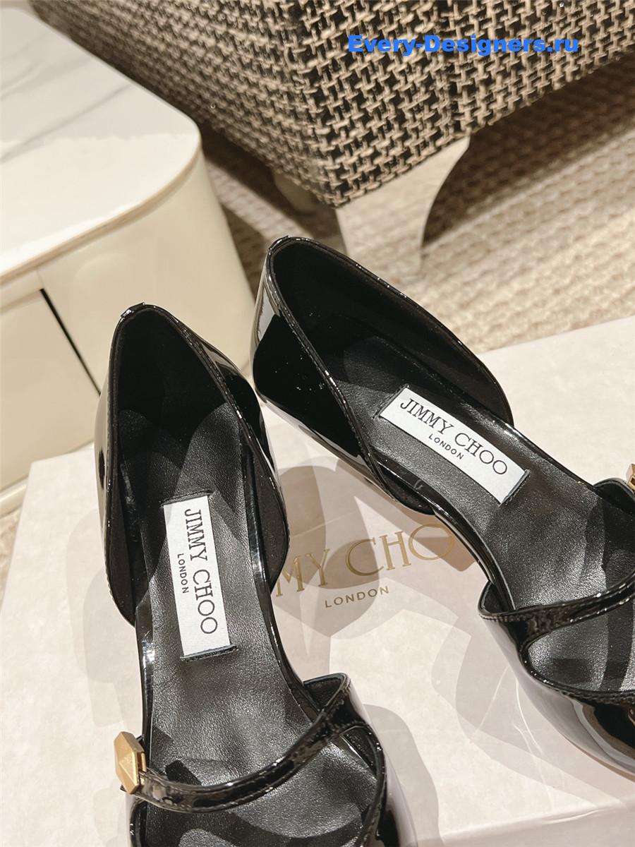 J1m*y Ch00 pointed toe mary jane pumps