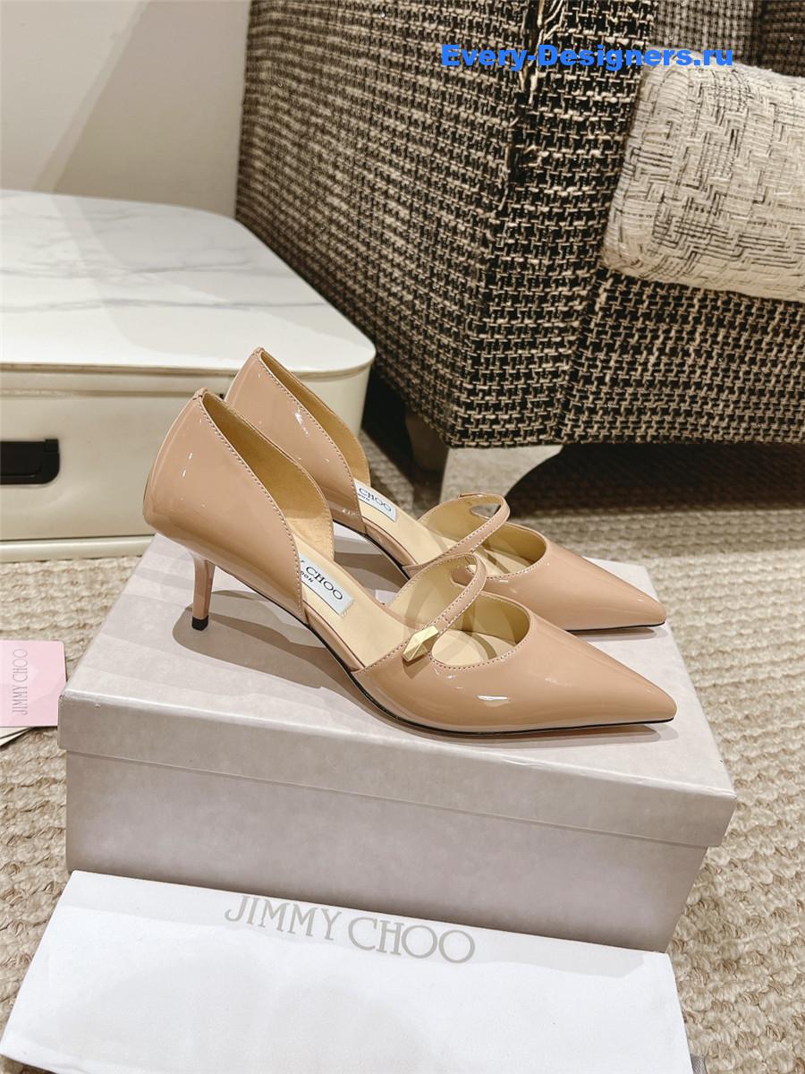 J1m*y Ch00 60mm carolyn pumps in nude