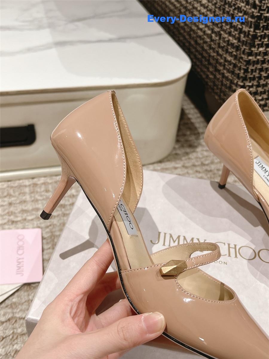 J1m*y Ch00 60mm carolyn pumps in nude