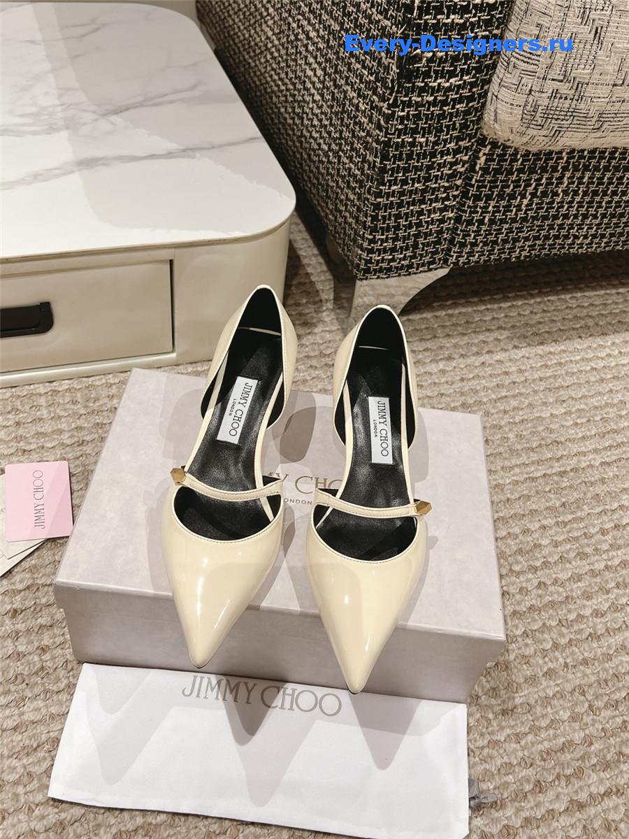 J1m*y Ch00 pointed toe mary jane pumps