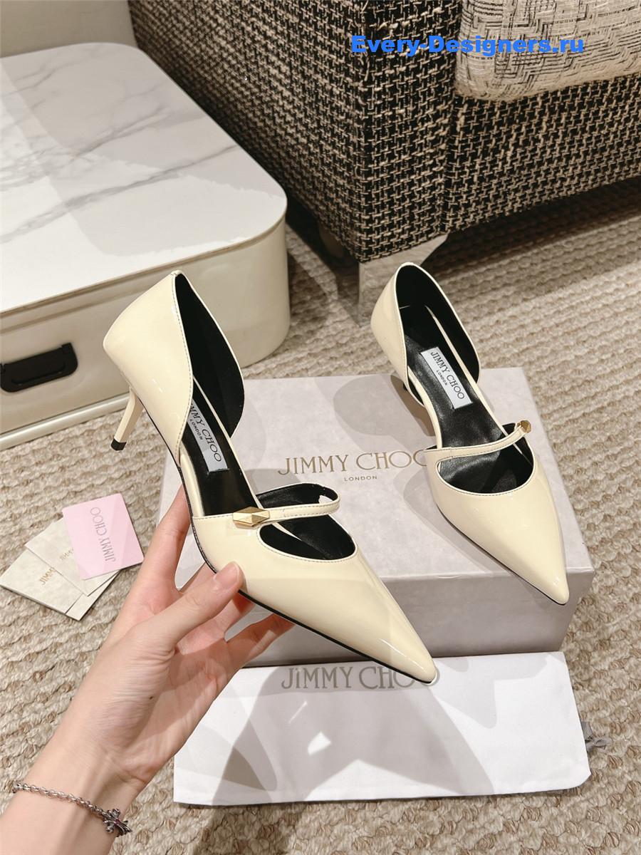 J1m*y Ch00 pointed toe mary jane pumps