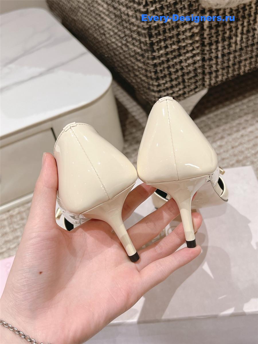 J1m*y Ch00 pointed toe mary jane pumps