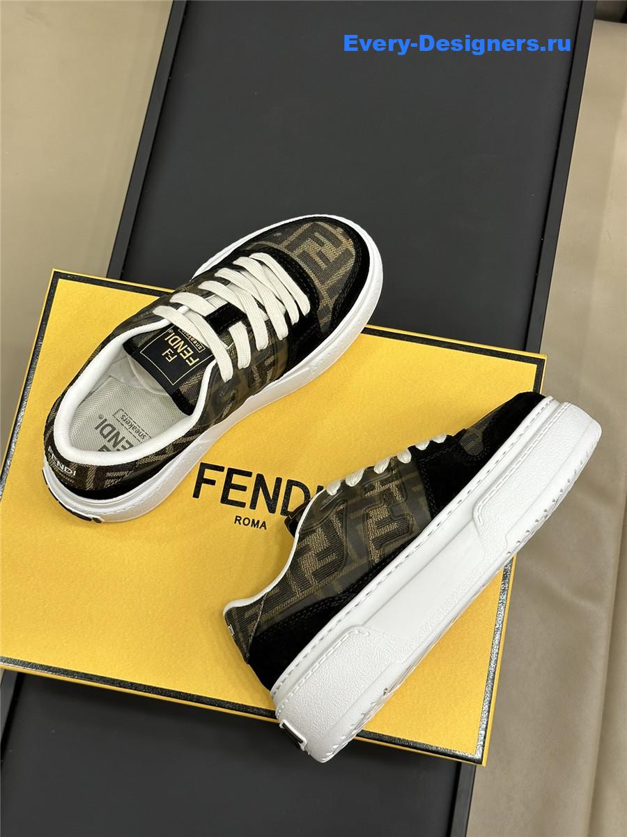 F**di logo match low-top sneakers