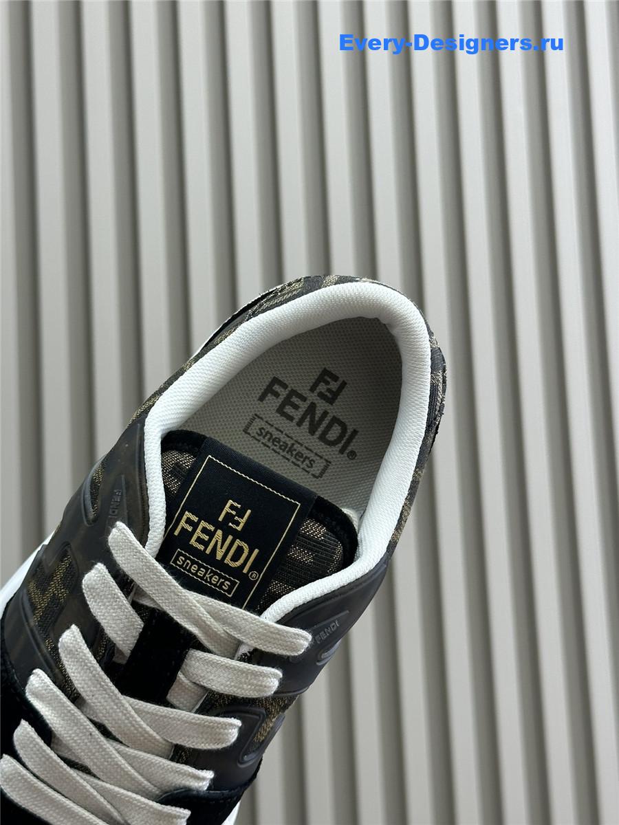 F**di logo match low-top sneakers