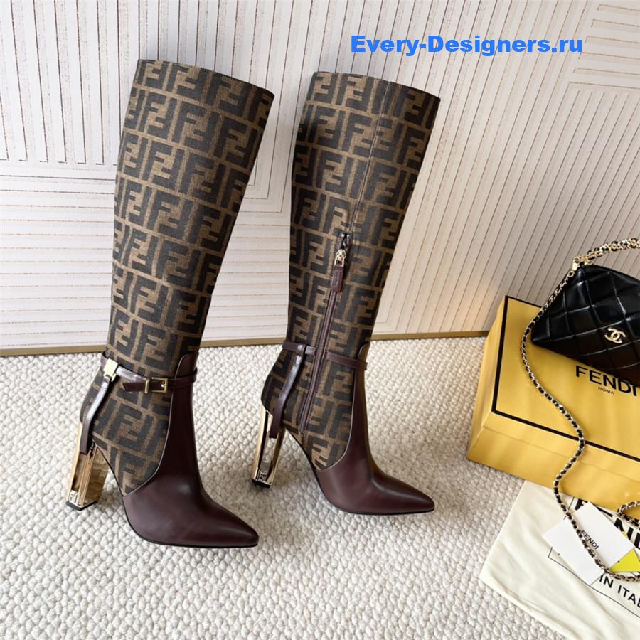 F**di delfina boots brown