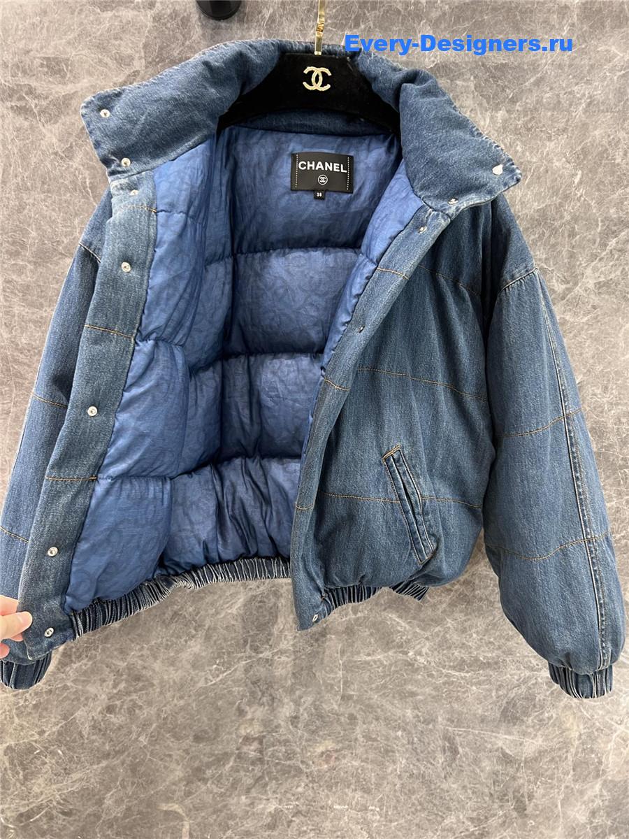 Ch**el denim down jacket