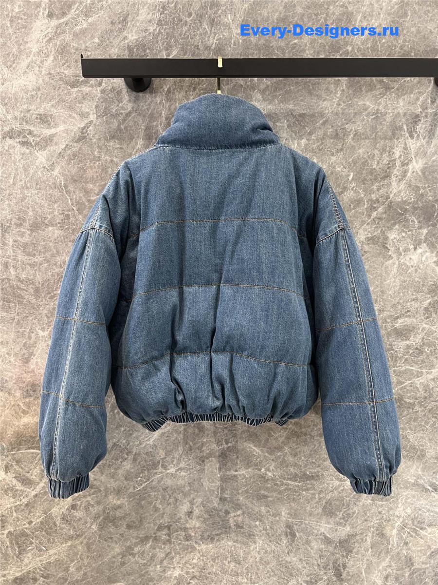 Ch**el denim down jacket