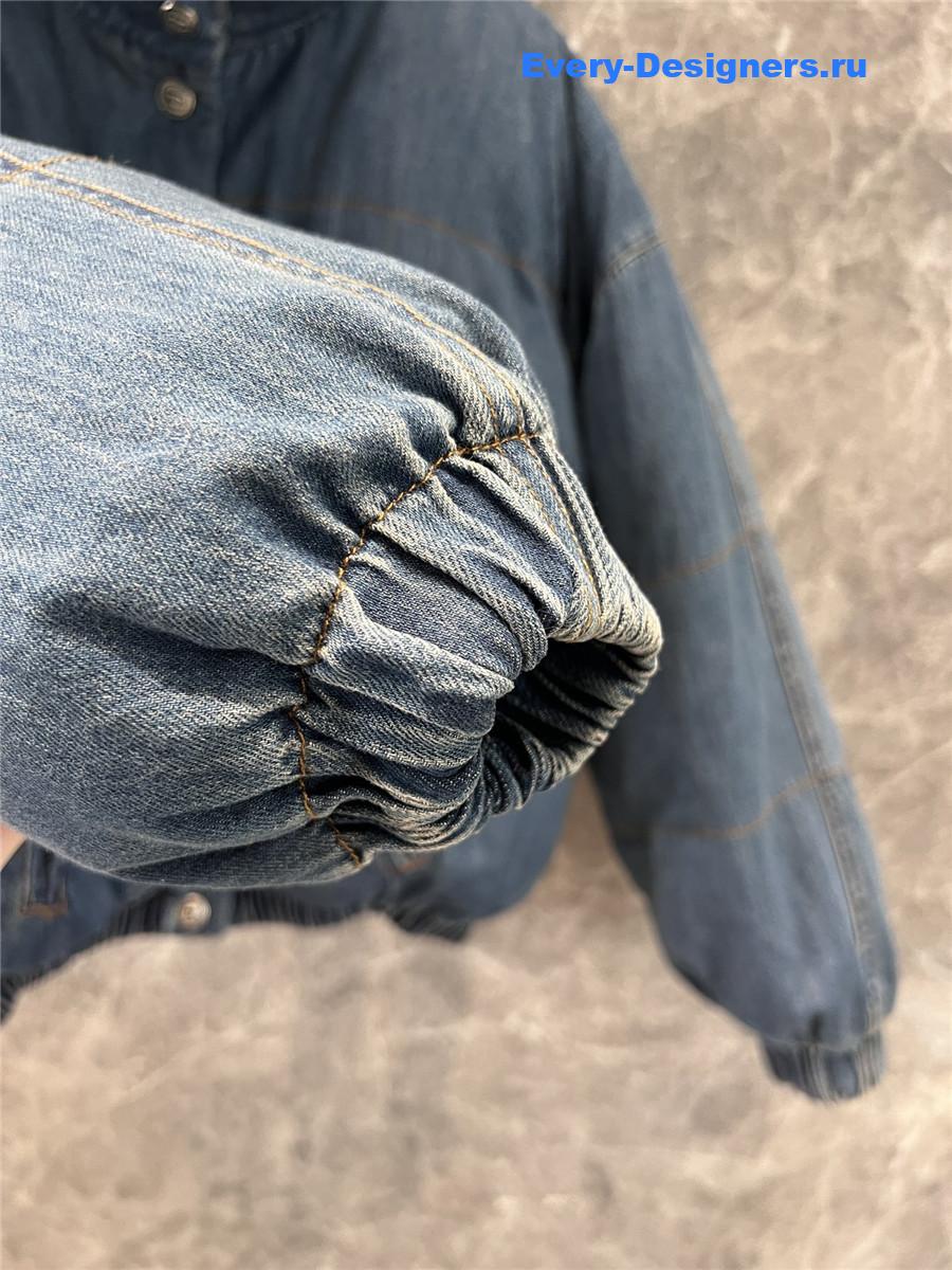 Ch**el denim down jacket