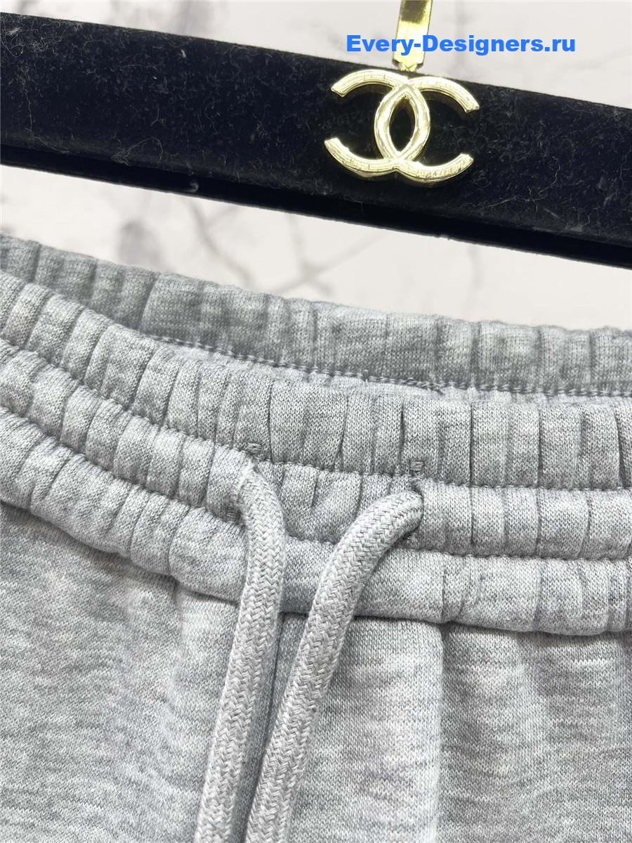 Ch**el straight fleece sweatpants