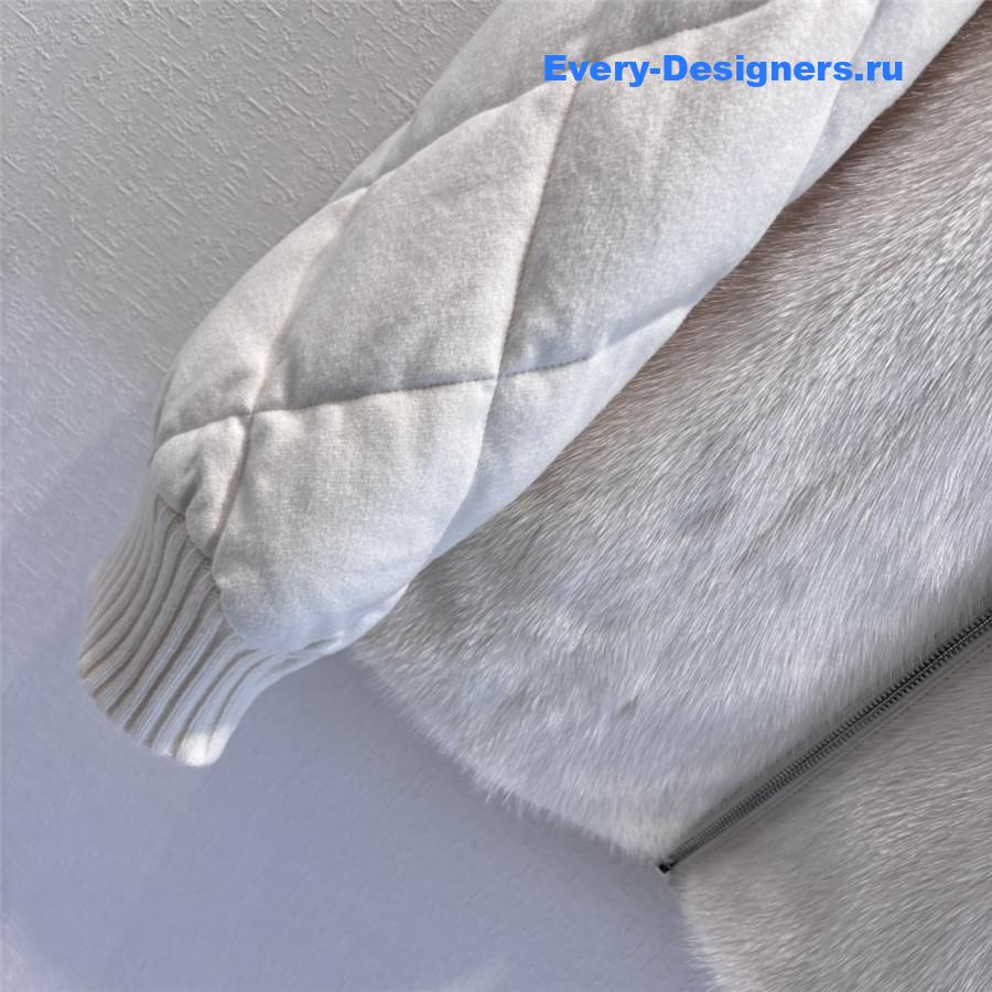 L0r0 P1ana mink stand collar down jacket