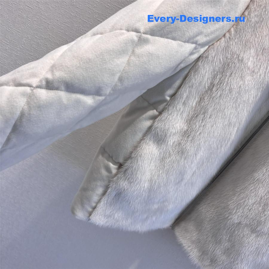 L0r0 P1ana mink stand collar down jacket