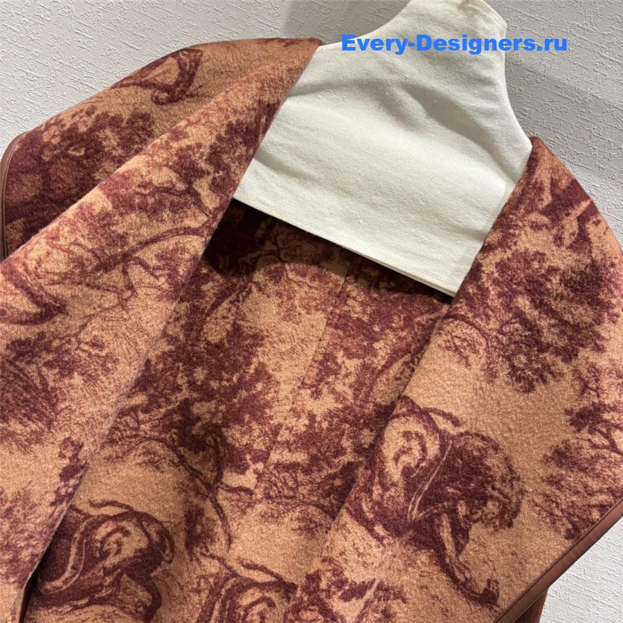 D10r hooded short wool coat