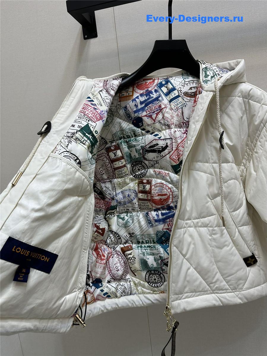 l0vis Vvtt0n lv padded hooded jacket