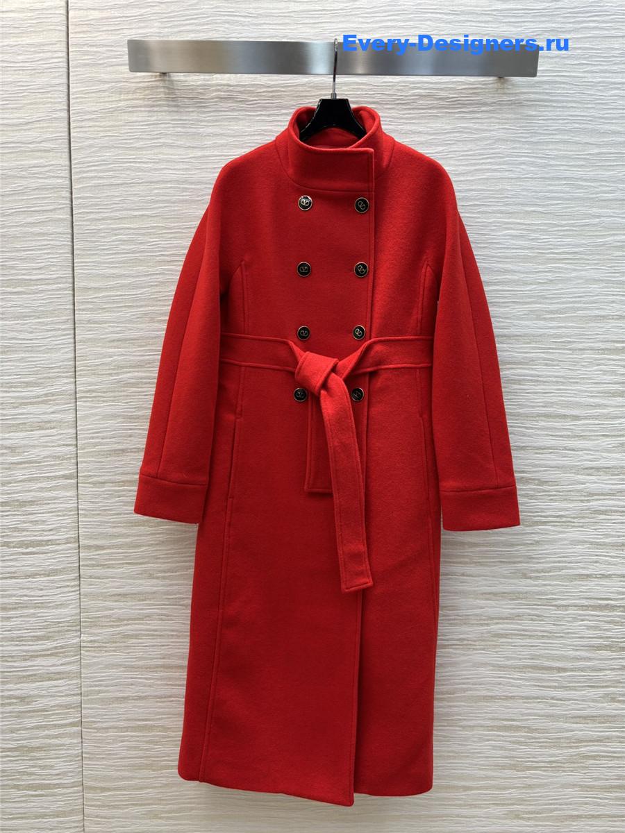 Va1e*ntin0 red wool coat