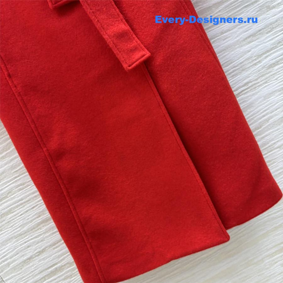 Va1e*ntin0 red wool coat