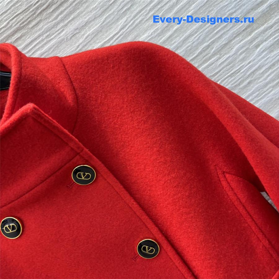 Va1e*ntin0 red wool coat