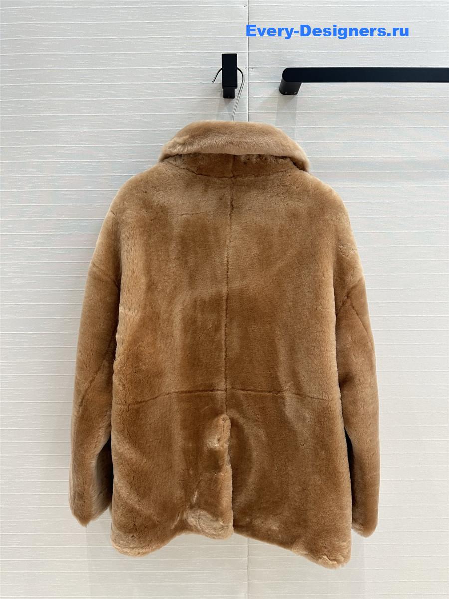 M1um1u short fur coat