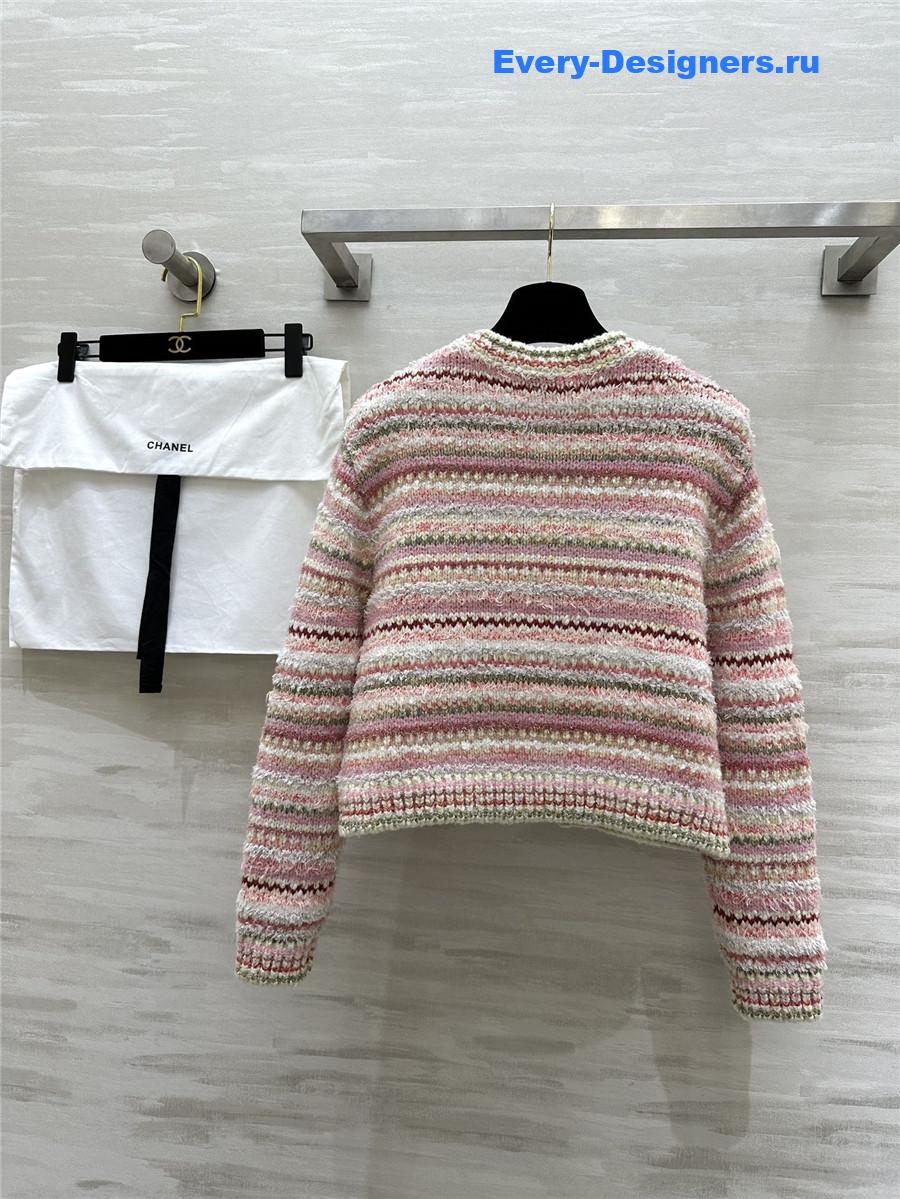 Ch**el colorful yarn cardigan jacket