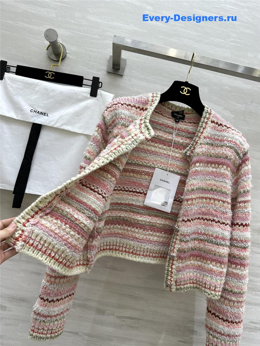 Ch**el colorful yarn cardigan jacket