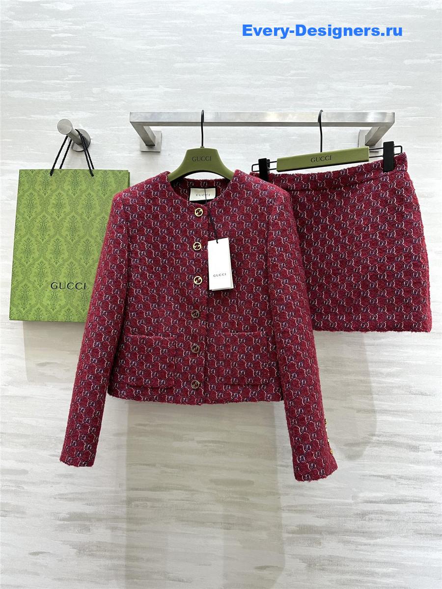 Gvc*1 woven tweed suit