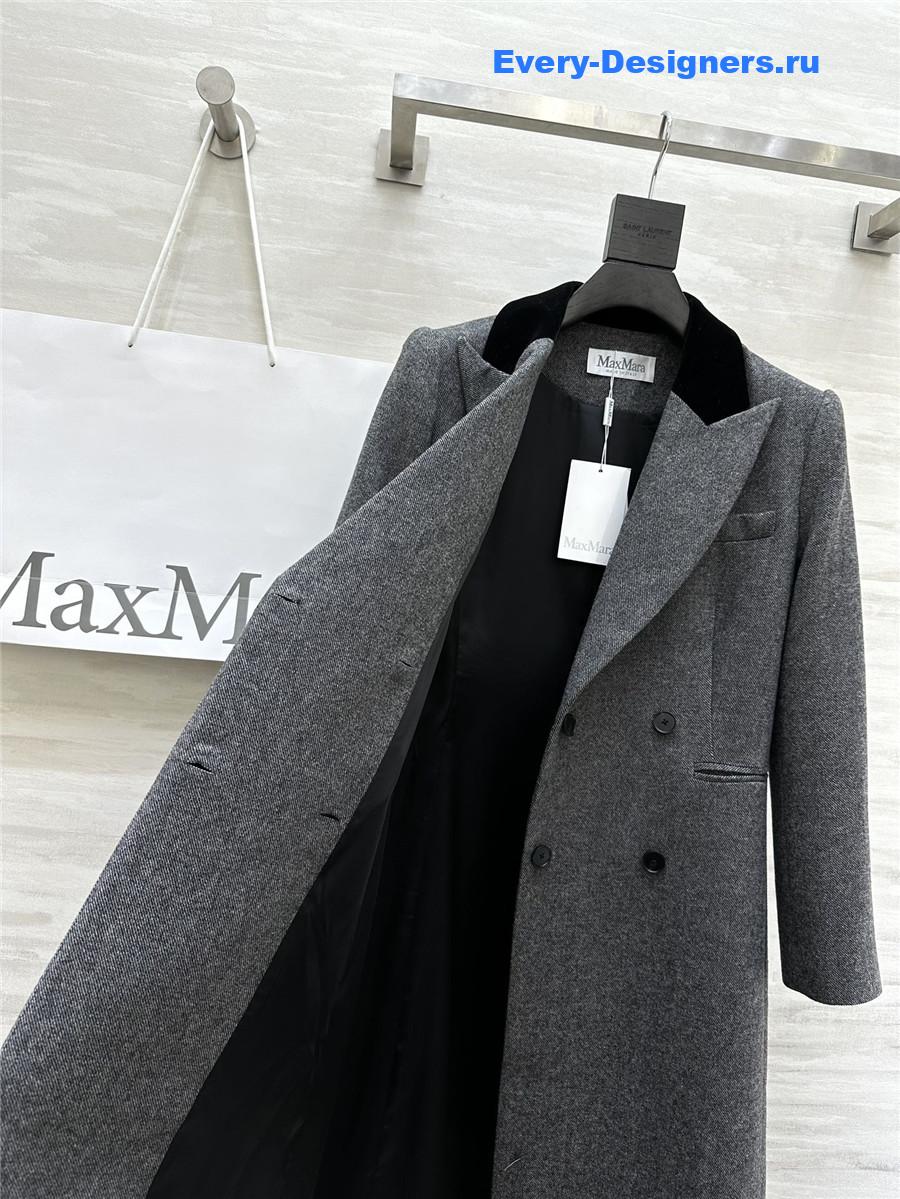 Vanitoo wool lapel long coat