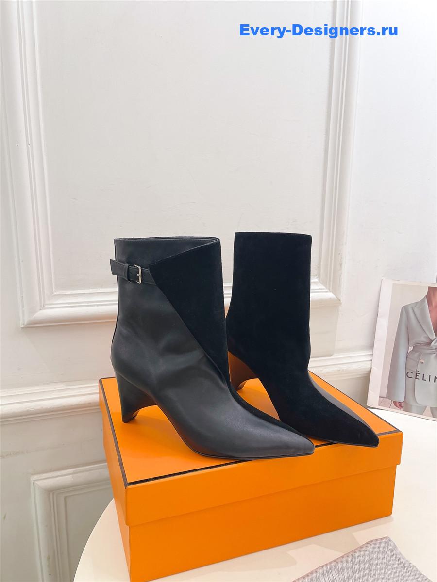 H**me5 hanae 85 suede ankle boots for women