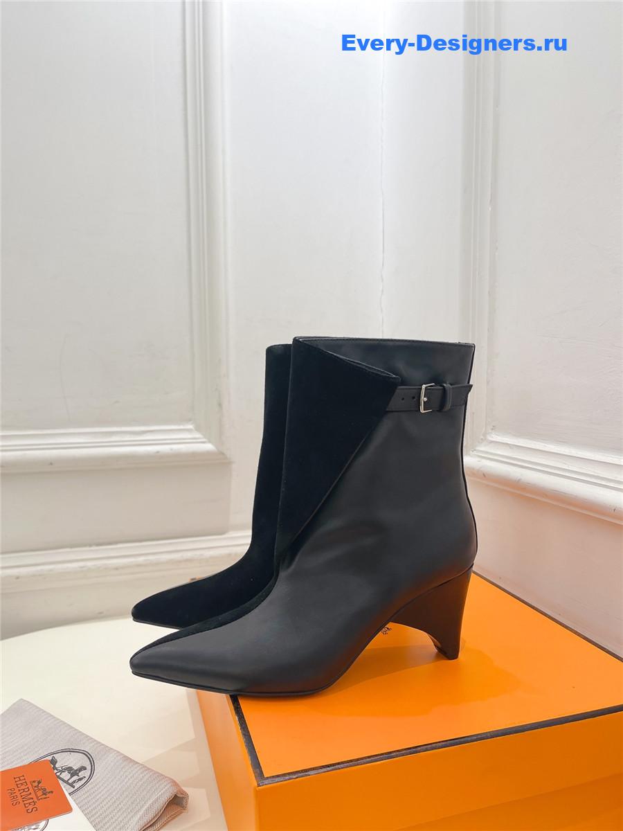 H**me5 hanae 85 suede ankle boots for women