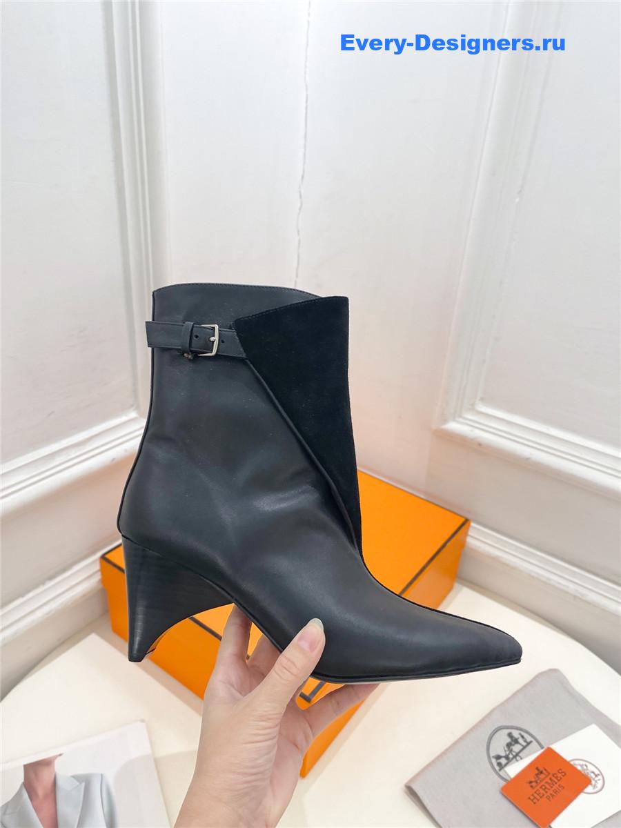 H**me5 hanae 85 suede ankle boots for women