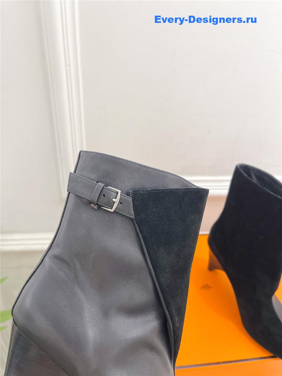 H**me5 hanae 85 suede ankle boots for women