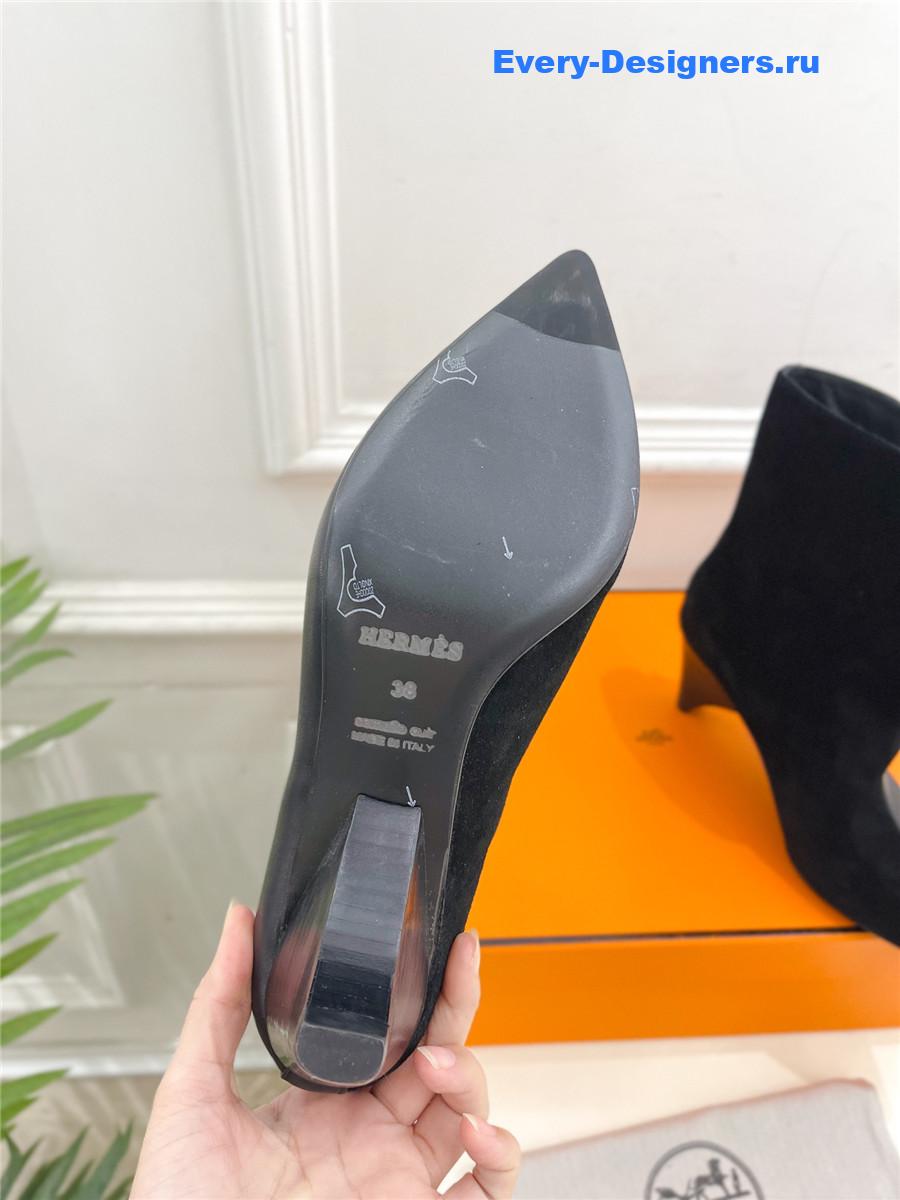 H**me5 hanae 85 suede ankle boots for women