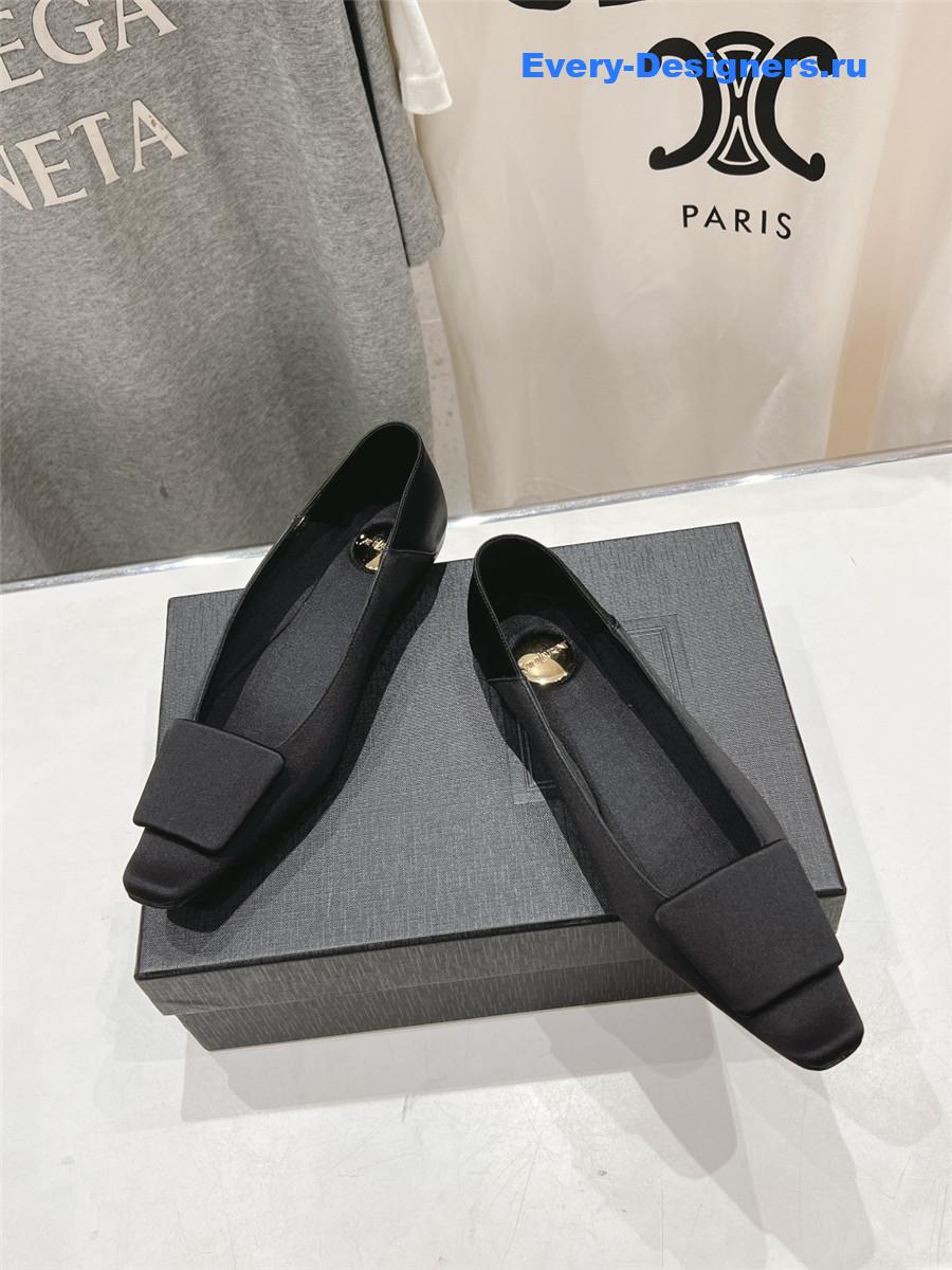 Y51 poppy satin crepe ballerinas