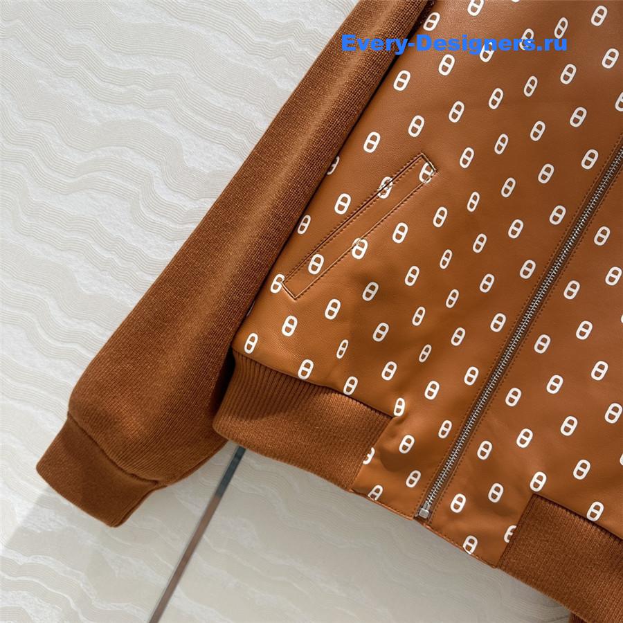 H**me5 leather jacket