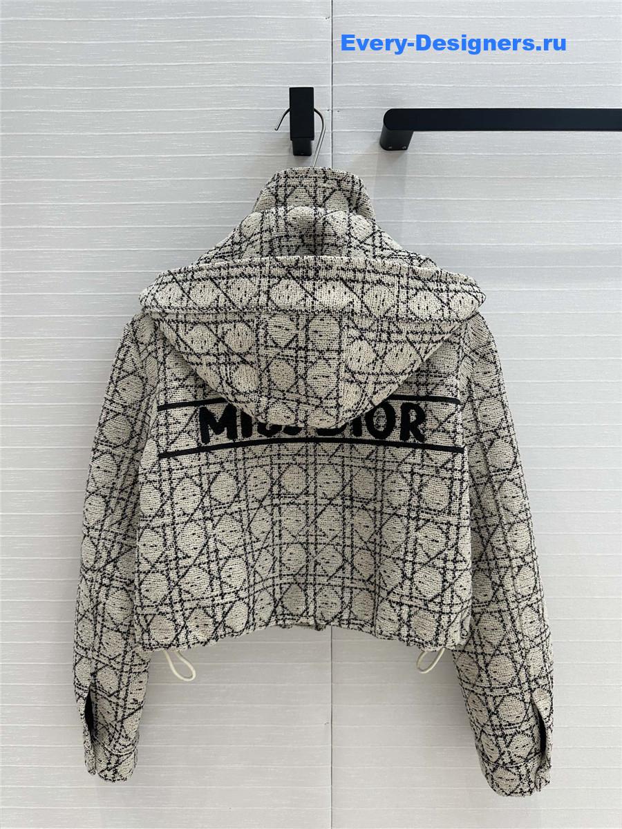 D10r tweed cropped jacket