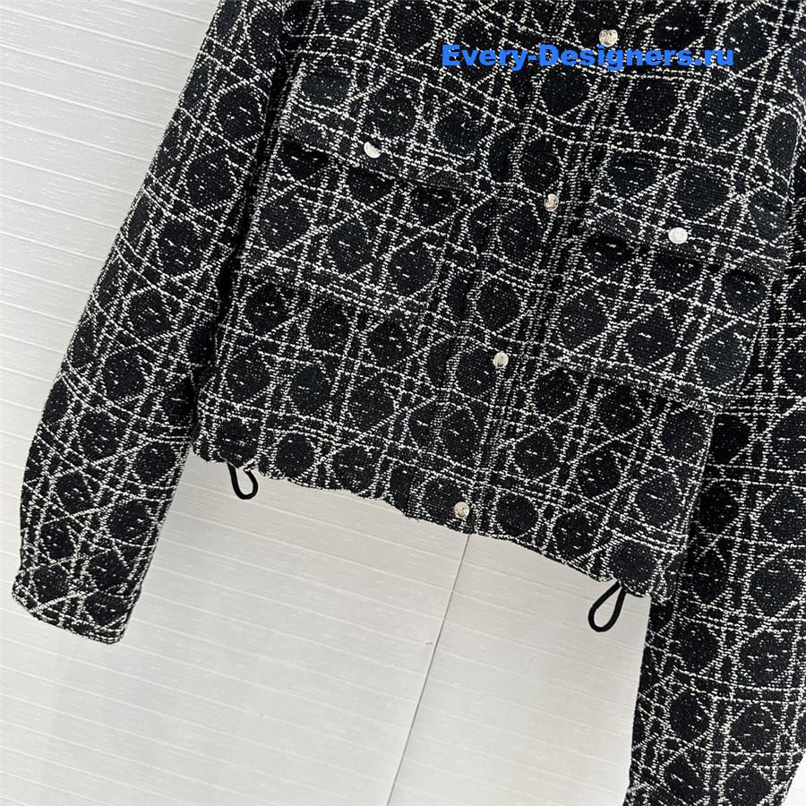 D10r tweed cropped jacket