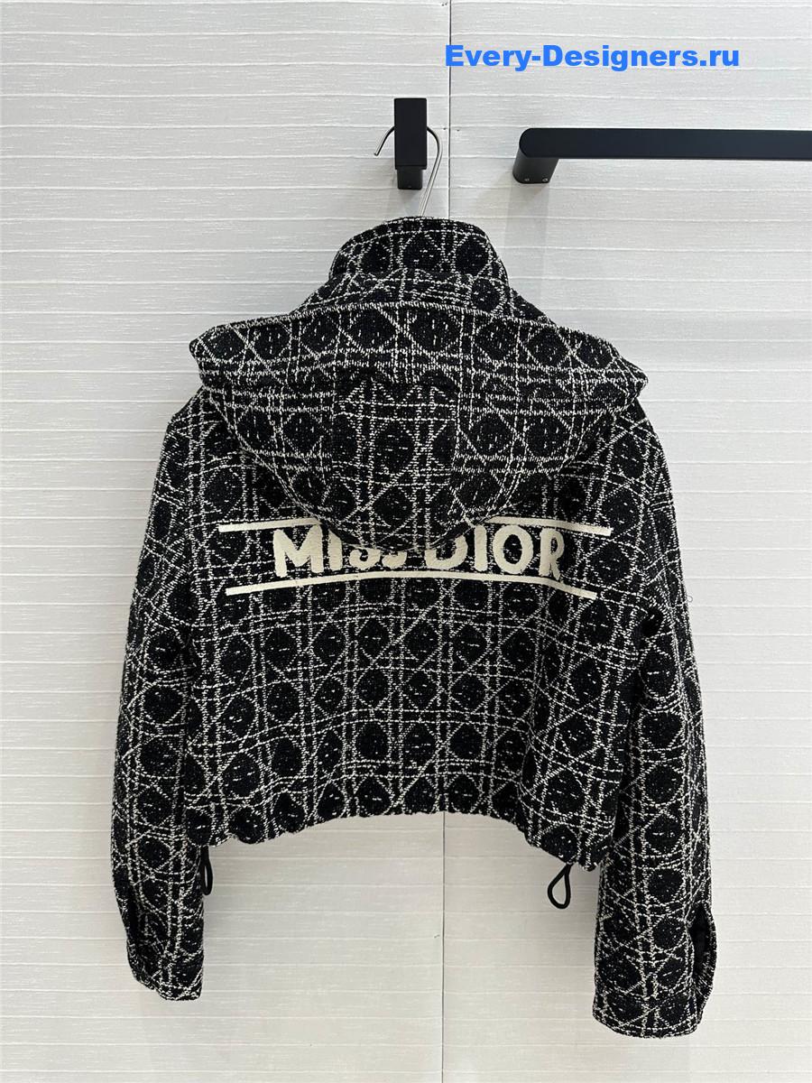 D10r tweed cropped jacket