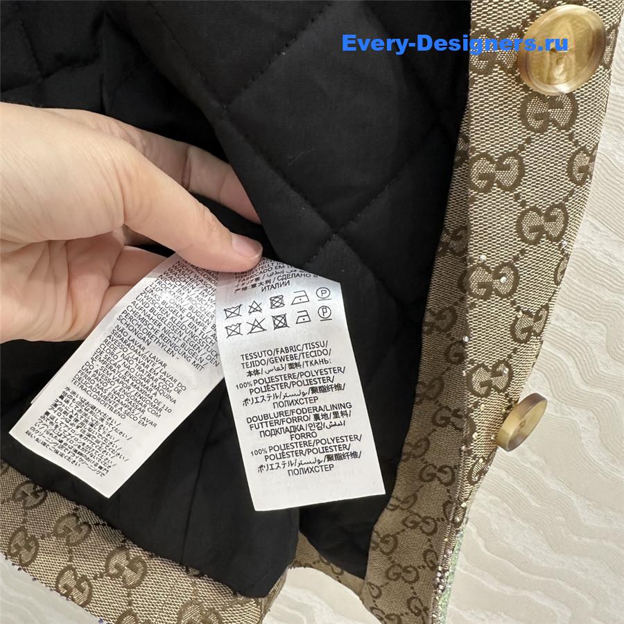 guCh**eli woven blazer