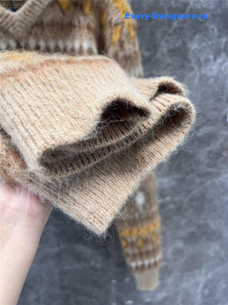 l0vis Vvtt0n mohair fair isle sweater