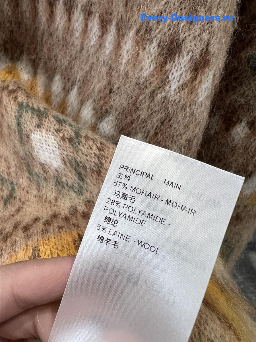 l0vis Vvtt0n mohair fair isle sweater