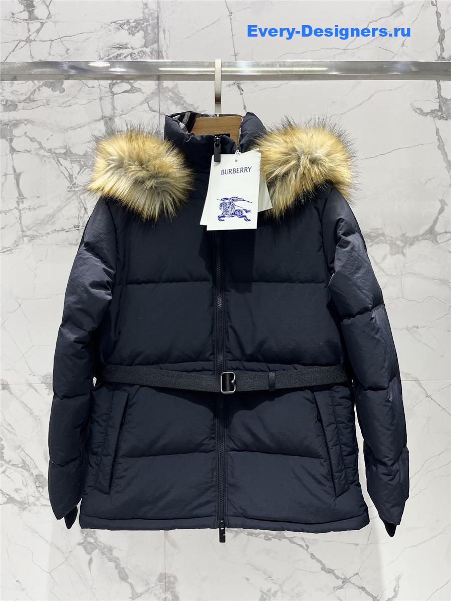 Bv*b*rry hooded cropped puffer jacket
