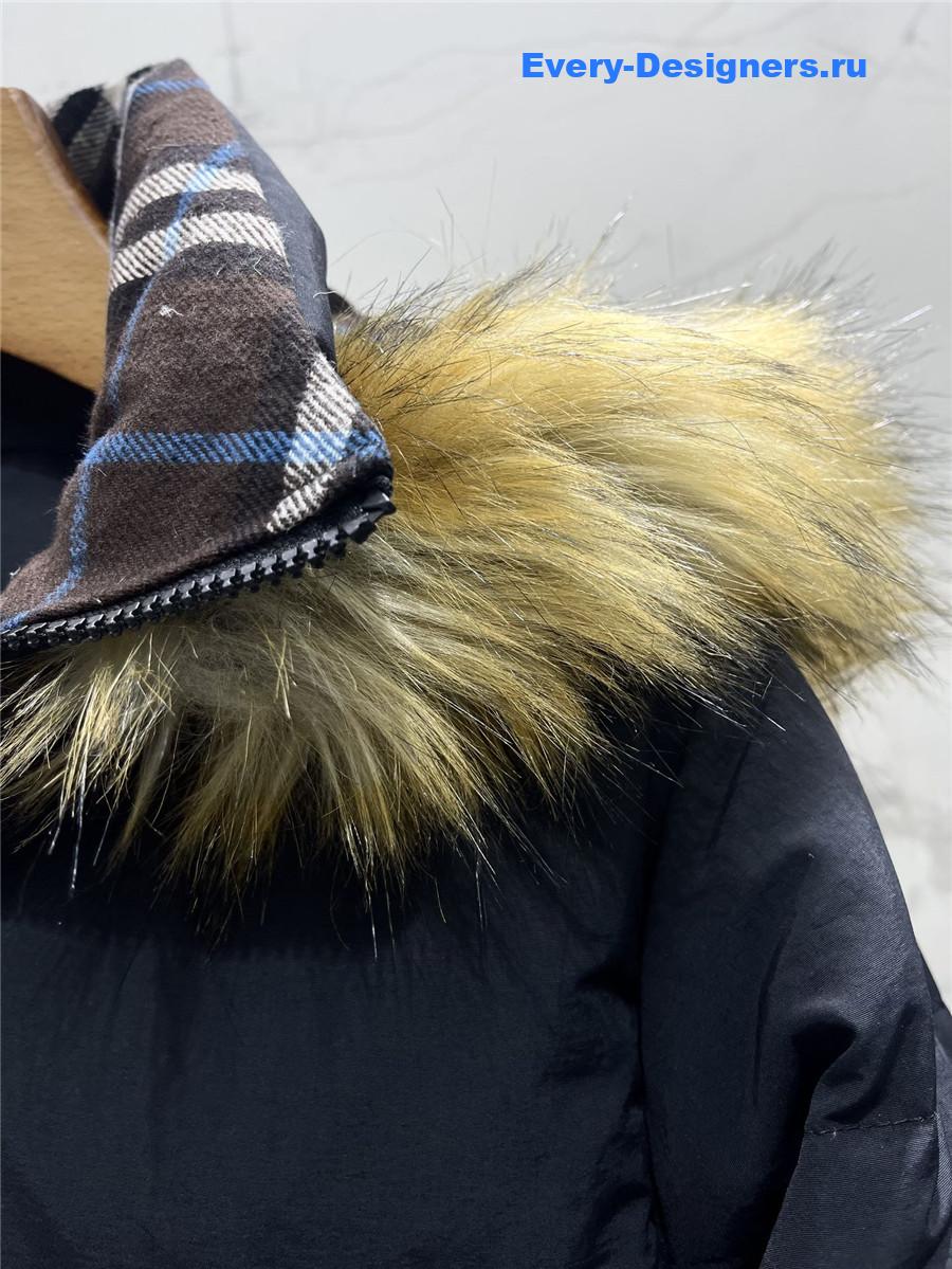 Bv*b*rry hooded cropped puffer jacket