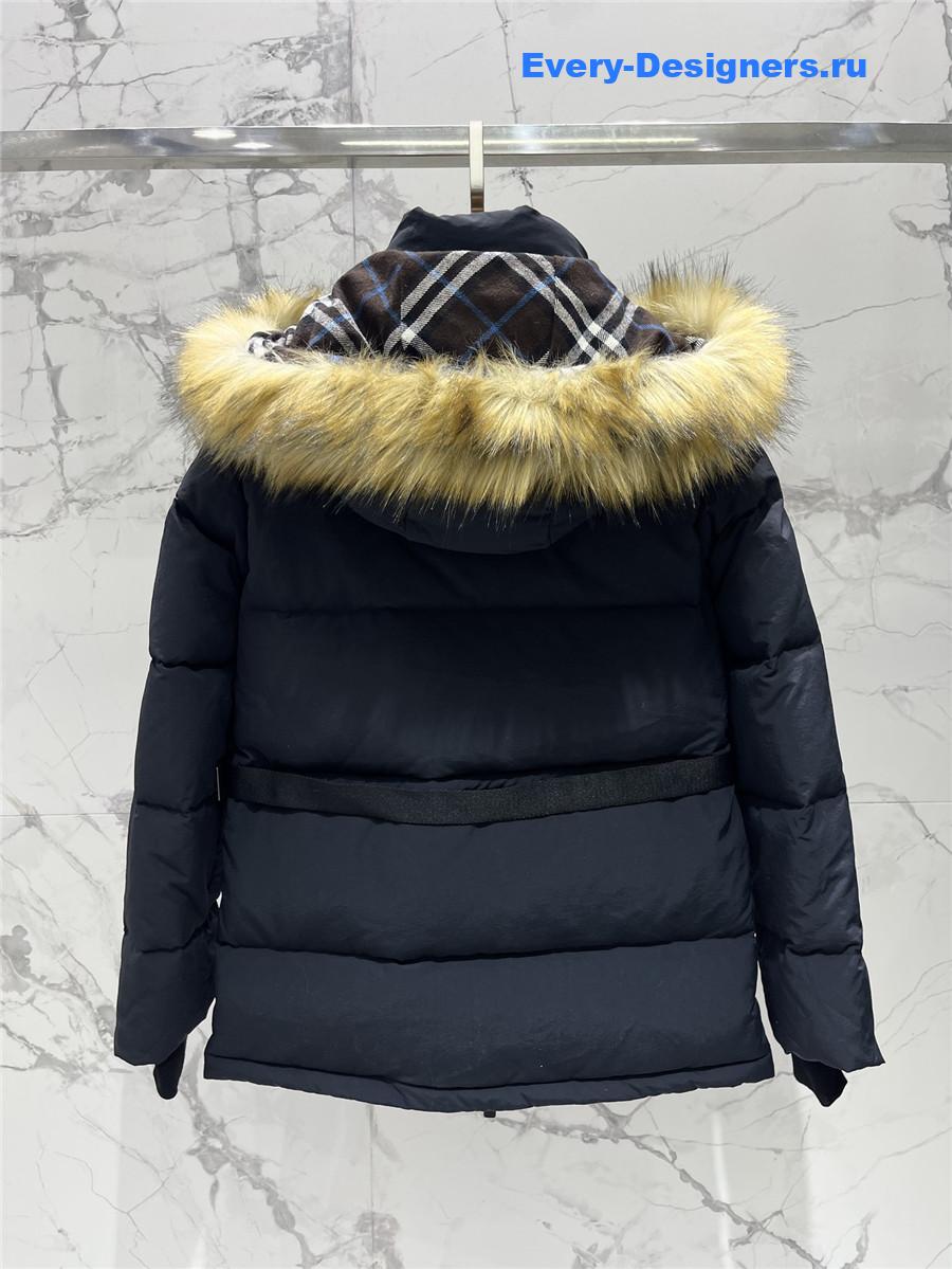 Bv*b*rry hooded cropped puffer jacket