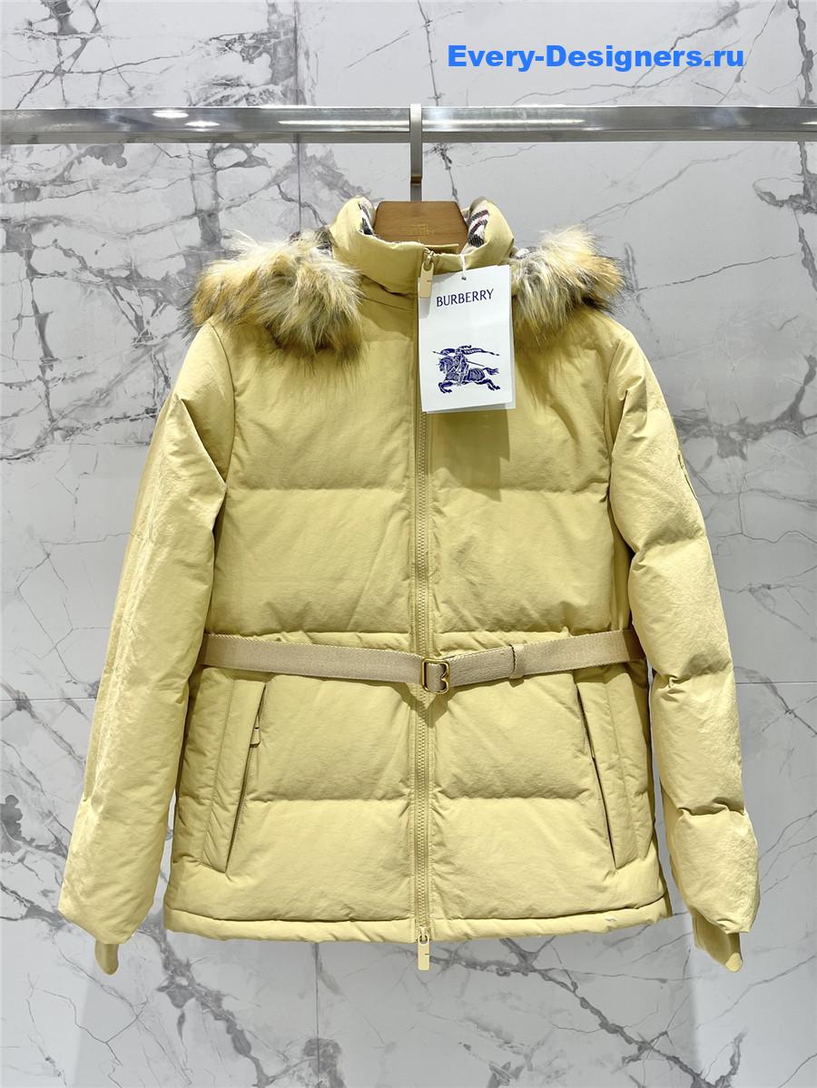 Bv*b*rry hooded cropped puffer jacket